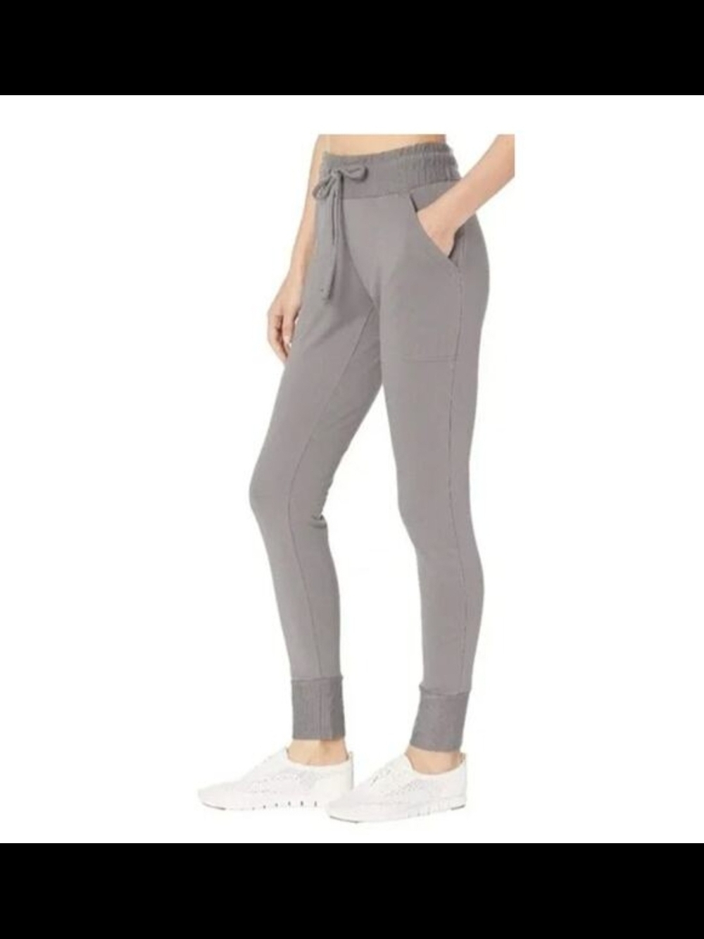FP Movement by Free People Gray Drawstring Jogger Pants Size Med NWT